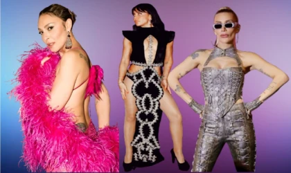 YENİ YILA SAHNEDE GİRDİLER